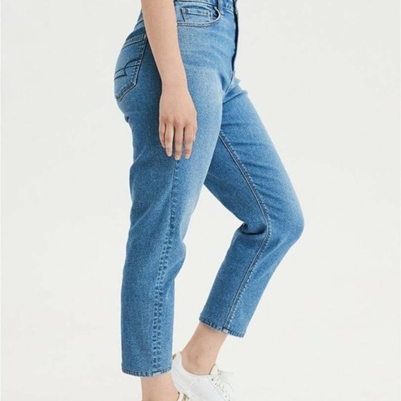 American Eagle Outfitters Blue High Rise Jeans - Picture 2 of 12